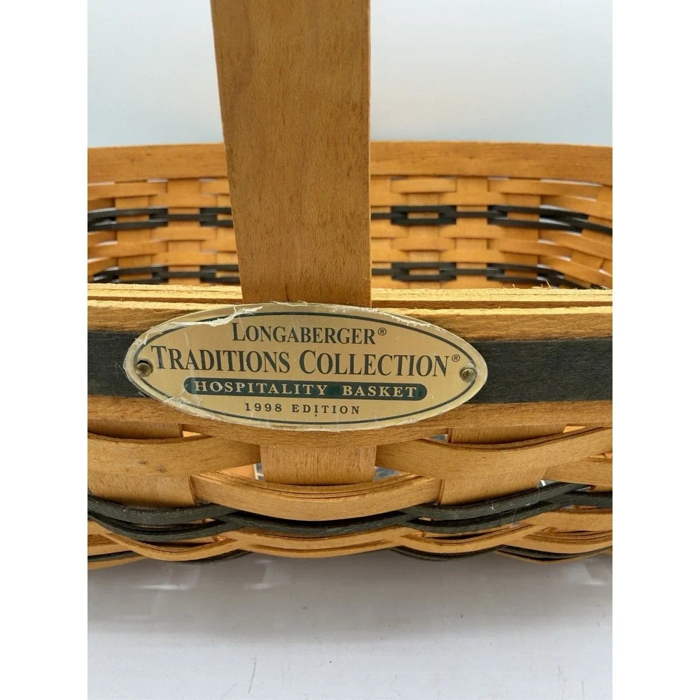 🧺✨Longaberger 1998 Traditions Collection Hospitality Basket–Classic & Timeless!